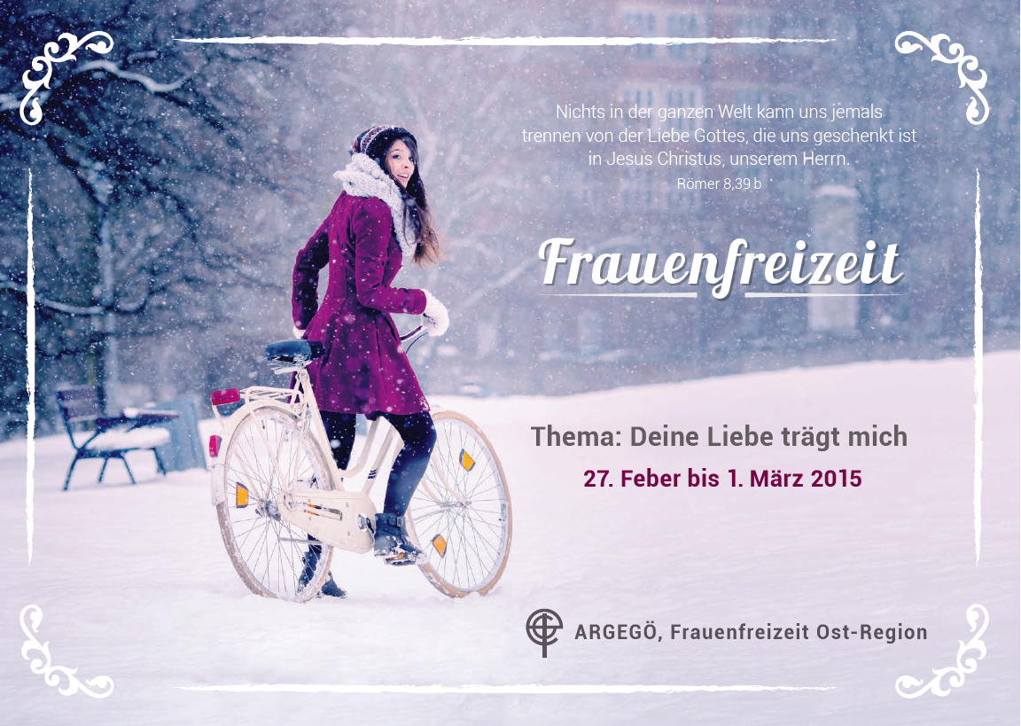 Einladung zur ARGEGÖ Frauenfreizeit Ost 2015