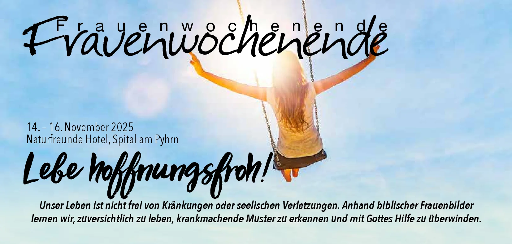 Einladung zur ARGEGÖ Frauenfreizeit Region Steiermark 2022
