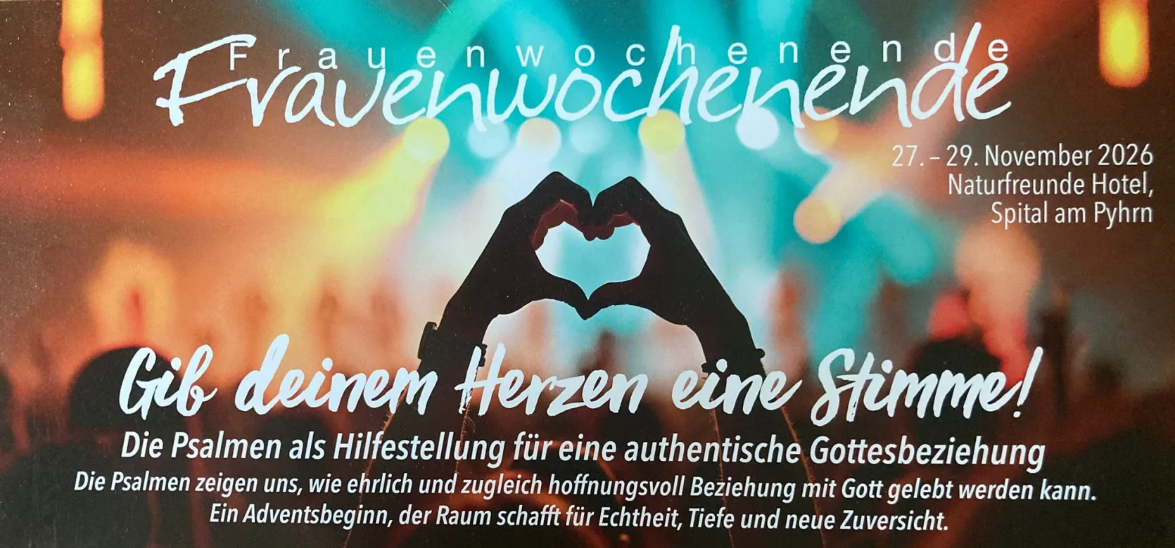 Save the Date für die Christliche Tiroler Frauenfreizeit