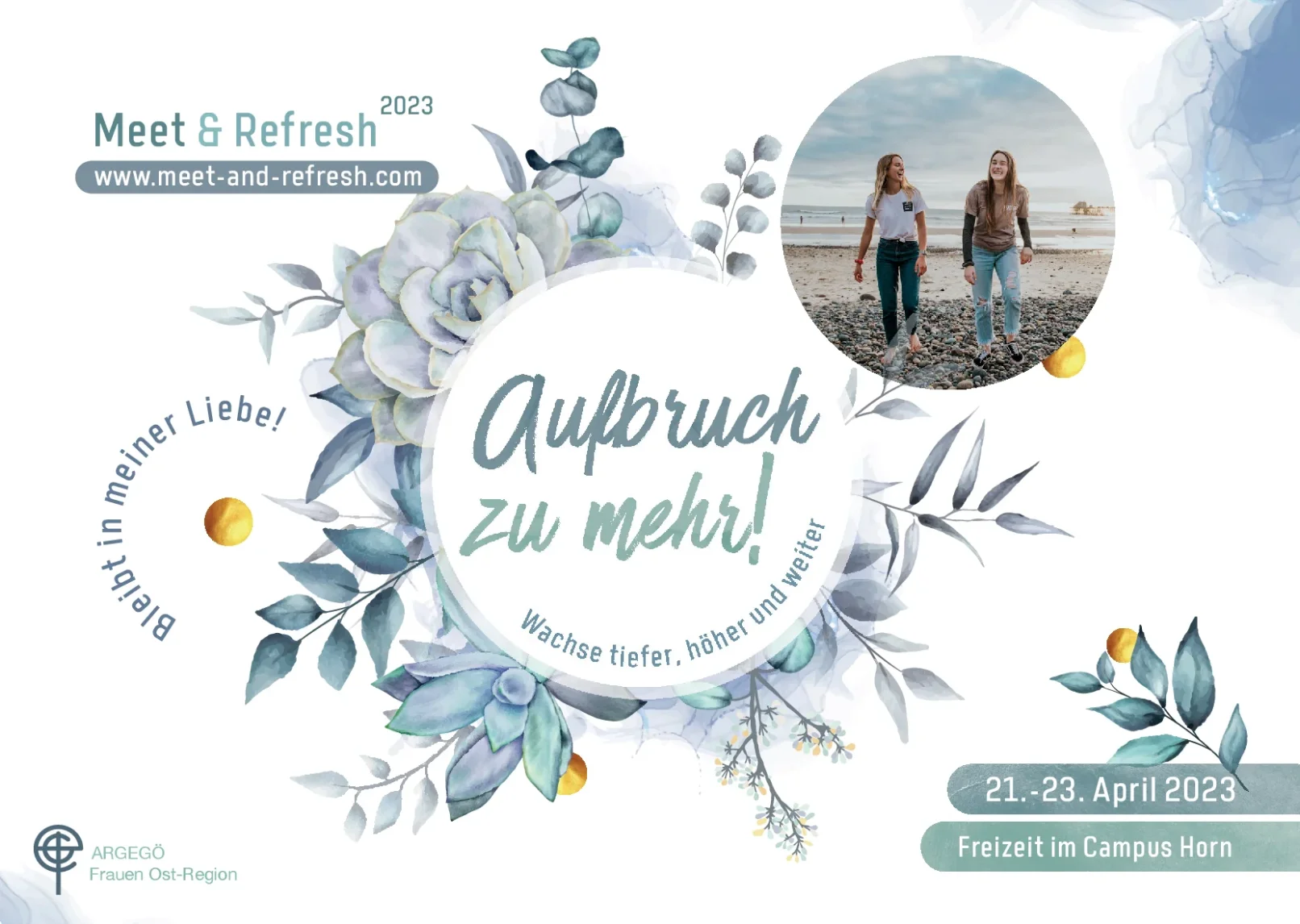 Einladung meet & refresh - Frauenwochenende Region Ost 2023